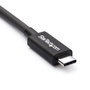 StarTech.com Cable Thunderbolt 3 USB-C TBLT3MM2M 2 m 20 Gbps 4K 60Hz Power Delivery 100 W