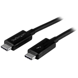 StarTech.com Cable Thunderbolt 3 Pasivo 1m - 20Gbps - PD 100W - Video 4K - Certificado Thunderbolt - Compatible USB4