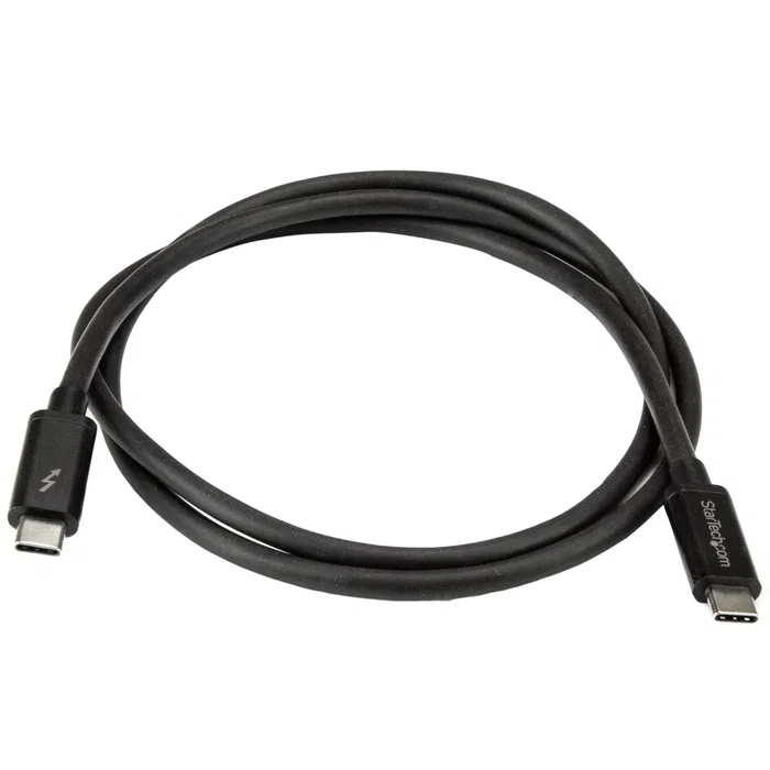 StarTech Cable Thunderbolt 3 de 1m, 20Gbps, USB-C, Negro StarTech Cable Thunderbolt 3 de 1m, 20Gbps, USB-C, Negro