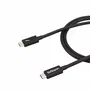 StarTech Cable Thunderbolt 3 de 1m, 20Gbps, USB-C, Negro
