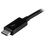 StarTech Cable Thunderbolt 3 de 1m, 20Gbps, USB-C, Negro