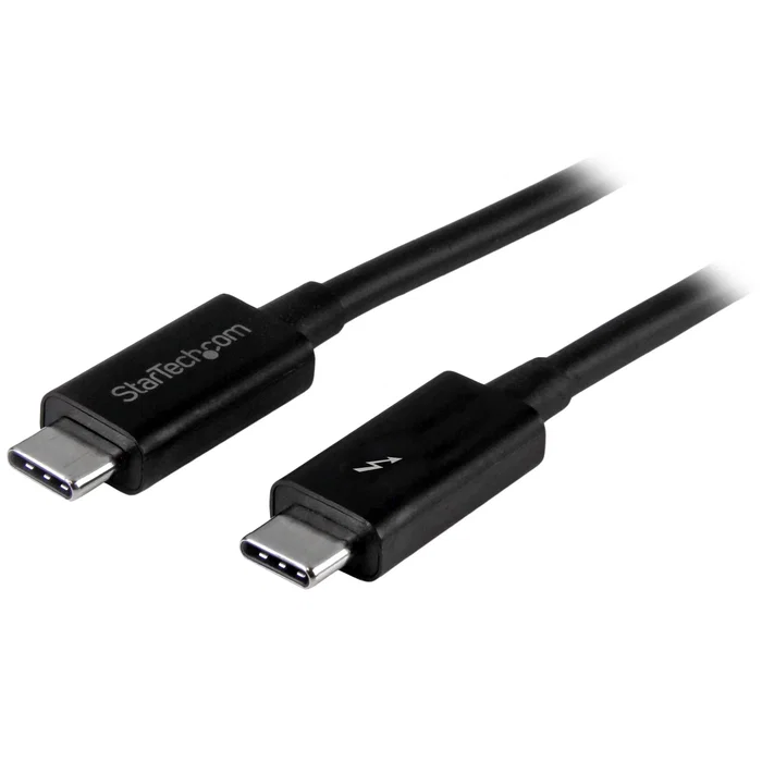 StarTech Cable Thunderbolt 3 de 1m, 20Gbps, USB-C, Negro