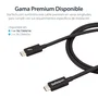 StarTech Cable Thunderbolt 3 de 1m, 20Gbps, USB-C, Negro