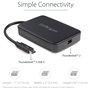 StarTech Adaptador Thunderbolt 3 a Thunderbolt 1/2 TBT3TBTADAP Negro