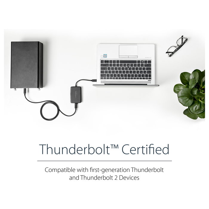 StarTech Adaptador Thunderbolt 3 a Thunderbolt 1/2 TBT3TBTADAP Negro StarTech Adaptador Thunderbolt 3 a Thunderbolt 1/2 TBT3TBTADAP Negro