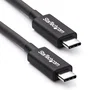 StarTech Cable Thunderbolt 3 USB-C de 0,5 m, 40 Gbps, Negro
