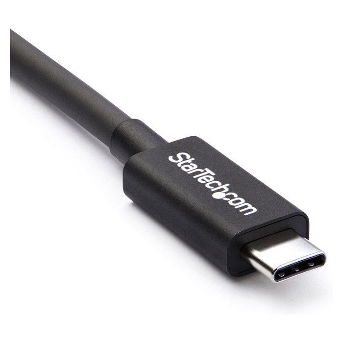 StarTech Cable Thunderbolt 3 USB-C de 0,5 m, 40 Gbps, Negro