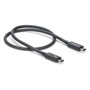 StarTech Cable Thunderbolt 3 USB-C de 0,5 m, 40 Gbps, Negro