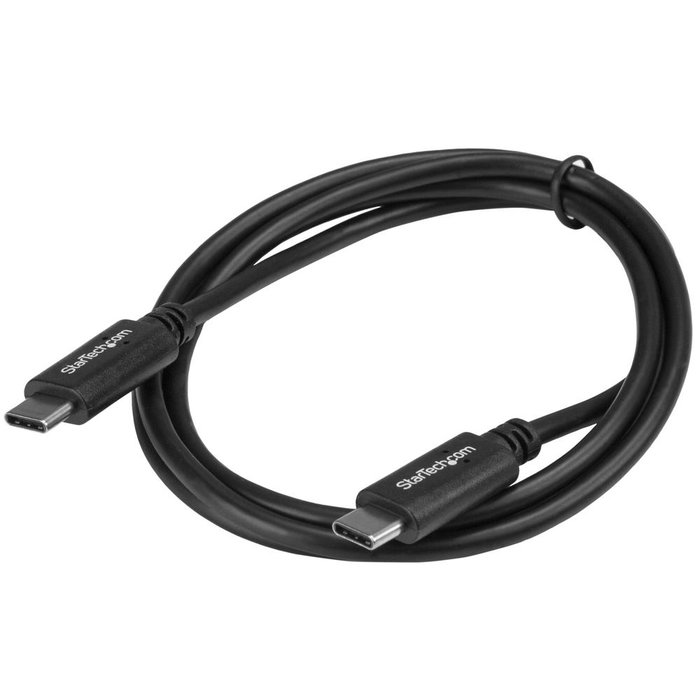StarTech.com Cable USB-C a USB-C 1m USB 2.0 Negro