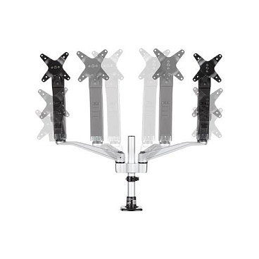 Startech Soporte de Monitor con Brazos Móviles para Dos Pantallas