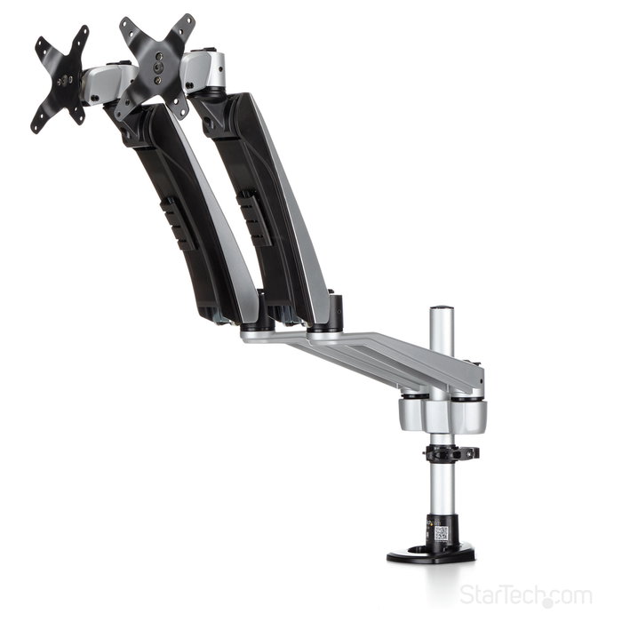 Startech Soporte de Monitor con Brazos Móviles para Dos Pantallas