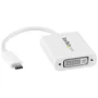 StarTech Adaptador USB-C a DVI Blanco