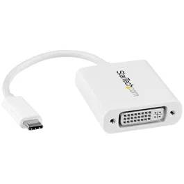 StarTech.com Adaptador Gráfico USB-C a DVI - Blanco, USB 3.2 Gen 2, 1920 x 1200 píxeles