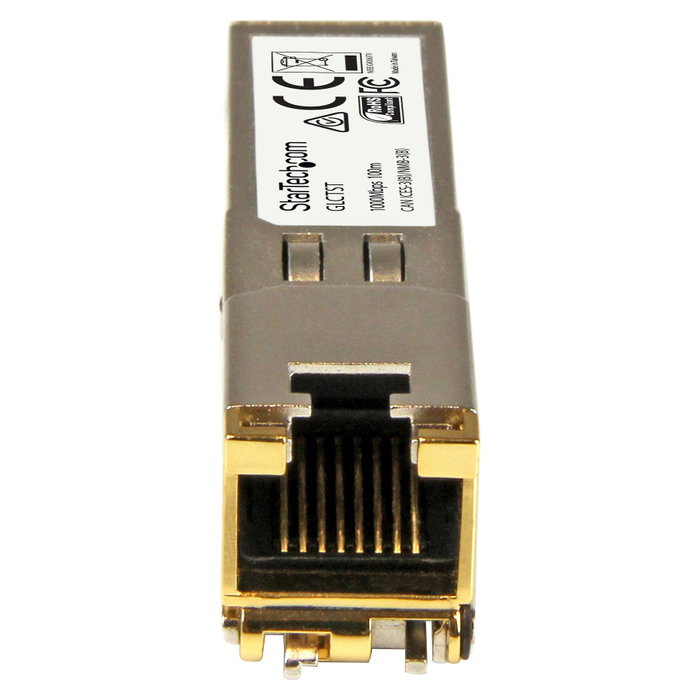 StarTech.com Módulo Transceptor SFP Cobre Gigabit 1000Base-T, Compatible Cisco GLC-T, RJ45 Cat6/Cat5e, 100 m, 1 Gb/s, Mini-GBIC