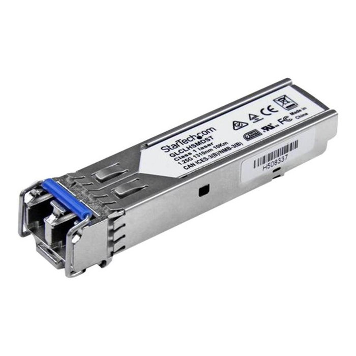 StarTech.com Módulo Transceptor SFP compatible con Cisco GLC-LH-SMD, 1000BASE-LX/LH, 1GbE, LC, 10km StarTech.com Módulo Transceptor SFP compatible con Cisco GLC-LH-SMD, 1000BASE-LX/LH, 1GbE, LC, 10km