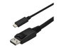 StarTech.com Cable Adaptador USB-C a DisplayPort 1m 4K 60Hz Negro