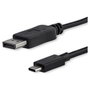 StarTech Adaptador de Cable USB-C a DisplayPort 1m (3 pies) - 4K 60 Hz, DisplayPort 1.2, HBR2, Thunderbolt 3, Plug and Play, Negro - 3840 x 2160 Pixeles
