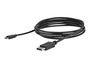 Adaptador USB C a DisplayPort Startech CDP2DPMM6B (1,8 m) Negro