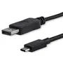 StarTech.com Cable USB C a DisplayPort 1.2 de 1,8 m 4K a 60Hz Negro