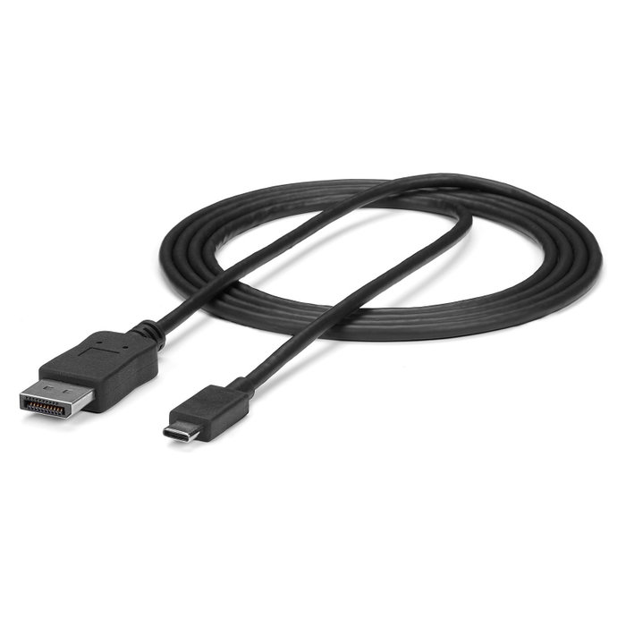 StarTech.com Cable USB C a DisplayPort 1.2 de 1,8 m 4K a 60Hz Negro