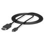 StarTech.com Cable USB C a DisplayPort 1.2 de 1,8 m 4K a 60Hz Negro