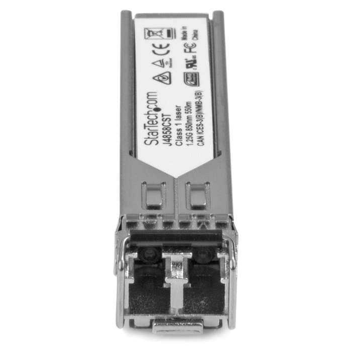 StarTech.com Paquete de 10 Módulos SFP Compatibles con HPE J4858C, 1000BASE-SX, LC, 550m