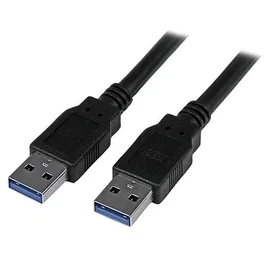 StarTech Cable USB 3.0 Tipo A Macho a Macho 3 Metros 5 Gbps Alta Velocidad Transferencia Datos Negro - Compatible USB 3.1 Gen 1