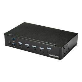StarTech SV431HDU3A2 Switch KVM de 4 Puertos HDMI con Hub USB 3.0, 1080p