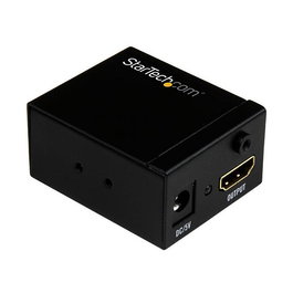 StarTech.com Amplificador de Señal HDMI Repetidor Booster 1080p 35 Metros Negro - 1920 x 1080 Pixeles, Montaje en Rack, CE FCC