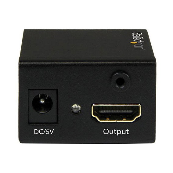 StarTech.com Amplificador de Señal HDMI Repetidor Booster 1080p 35 Metros Negro - 1920 x 1080 Pixeles, Montaje en Rack, CE FCC