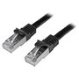 StarTech Cable de Red Cat6 SF/UTP (S-FTP) RJ45 Gigabit Ethernet 3m Negro - Patch Cable Snagless, N6SPAT3MBK