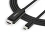 StarTech Cable Adaptador MDP2HDMM3MB, Mini DisplayPort a HDMI 3m, 4K 30Hz, Hasta 4096x2160, Thunderbolt, para Surface Pro, MacBook, Negro