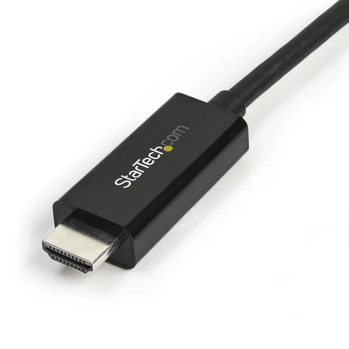 StarTech Cable Adaptador MDP2HDMM3MB, Mini DisplayPort a HDMI 3m, 4K 30Hz, Hasta 4096x2160, Thunderbolt, para Surface Pro, MacBook, Negro