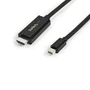 StarTech Cable Adaptador MDP2HDMM3MB, Mini DisplayPort a HDMI 3m, 4K 30Hz, Hasta 4096x2160, Thunderbolt, para Surface Pro, MacBook, Negro