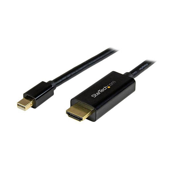 StarTech Cable Adaptador Mini DisplayPort a HDMI 5m 4K 30Hz Negro