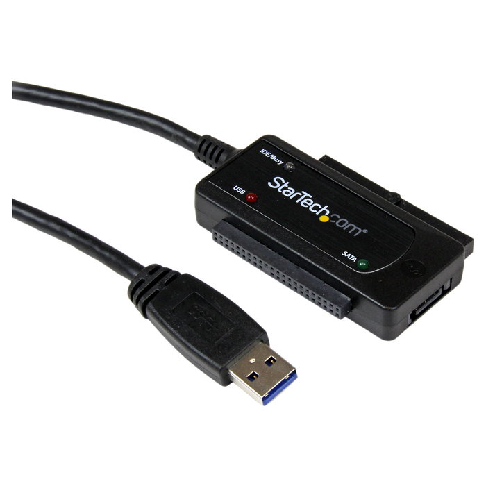 StarTech.com Adaptador SATA a USB 3.1 Gen 2 (10 Gbps) para SSD y HDD de 2,5 y 3,5 pulgadas StarTech.com Adaptador SATA a USB 3.1 Gen 2 (10 Gbps) para SSD y HDD de 2,5 y 3,5 pulgadas