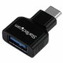 Cable USB A a USB C Startech USB31CAADG Negro