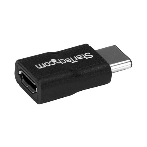 StarTech.com Adaptador USB-C a Micro-USB Macho a Hembra USB 2.0 para Carga y Sincronización de Datos