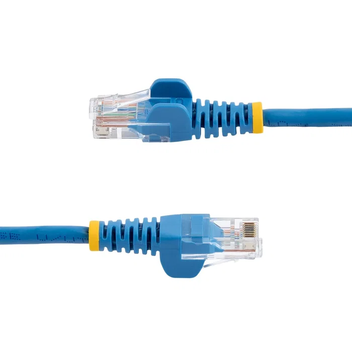 StarTech.com Cable de Red Ethernet Cat5e 5 m (15 ft) RJ45 Macho a Macho Snagless UTP U/UTP Azul 100 Mbit/s Fast Ethernet PoE Plug and Play
