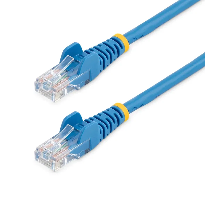 StarTech.com Cable de Red Ethernet Cat5e 5 m (15 ft) RJ45 Macho a Macho Snagless UTP U/UTP Azul 100 Mbit/s Fast Ethernet PoE Plug and Play
