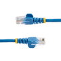 StarTech Cable Ethernet CAT5e 5m Azul RJ45 Snagless, red