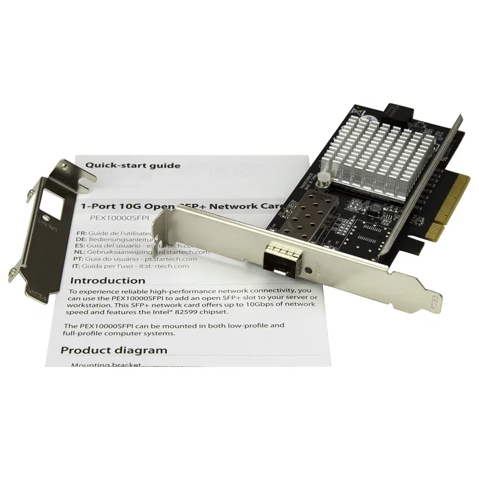 Tarjeta de Red Startech PEX10000SFPI 10 Gigabit Ethernet