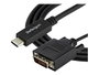StarTech.com Cable USB-C a DVI 2m Negro
