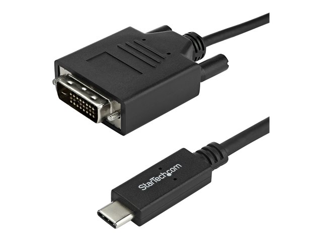 StarTech.com Cable USB-C a DVI 2m Negro