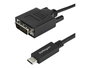 StarTech.com Cable USB-C a DVI 2m Negro