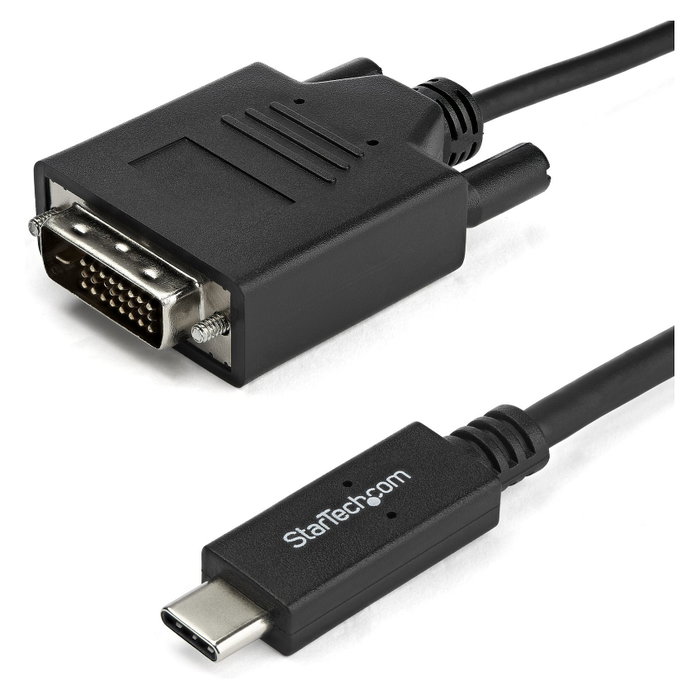 StarTech.com Cable USB-C a DVI 2m Negro