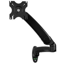 StarTech ARMPIVWALL Soporte de Pared Brazo Articulado con Gas para Monitor/TV hasta 30" (76.2cm) - Inclinación, Giro, Rotación 360°, Ajuste Altura, Gestión de Cables, Negro