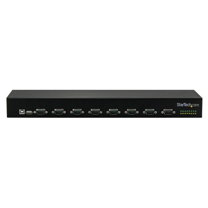 StarTech Hub Concentrador USB de 8 Puertos Serie RS232 Negro StarTech Hub Concentrador USB de 8 Puertos Serie RS232 Negro