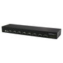StarTech Hub Concentrador USB de 8 Puertos Serie RS232 Negro