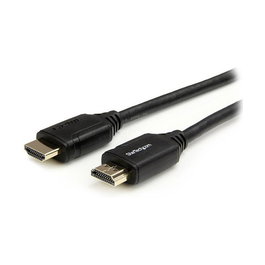 StarTech.com Cable HDMI 2.0 Premium Alta Velocidad con Ethernet - 4K Ultra HD 60Hz HDR10 - Certificado Premium - Longitud 3 Metros - Negro